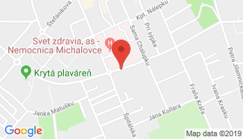 Google map: Štefana Kukuru 12, Michalovce